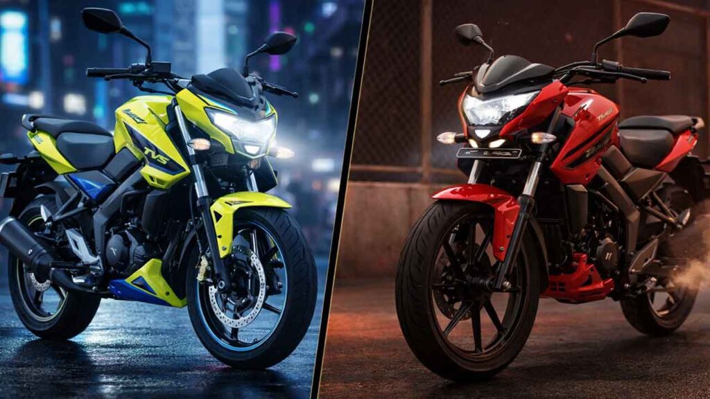 TVS Raider vs Bajaj Pulsar NS125 : 125cc सेगमेंट में कौन सी बाइक है बेस्ट? कीमत, फीचर्स, माइलेज और परफॉर्मेंस का पूरा गणित समझें!